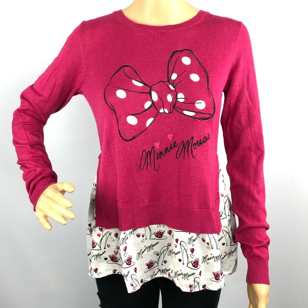 NWT Disney Parks Minnie Mouse Sweater Size XS